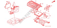 UNITE ABS(LH) pour Honda PRELUDE SI 2 Portes 4 vitesses automatique 1993