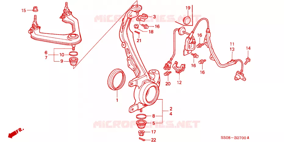 ARTICULATION Honda  PRELUDE 1994 VTI R 5 vitesses manuelles 