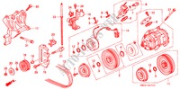 COMPRESSEUR(L5) pour Honda ACURA 2.5TL 2.5TL 4 Portes 4 vitesses automatique 1998