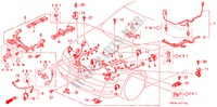 FAISCEAU DES FILS(V6) pour Honda ACURA 3.2TL 3.2TL 4 Portes 4 vitesses automatique 1997