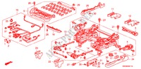 COMP. DE SIEGE AV.(G.)(SIGE ASSISTE) pour Honda CR-V 4WD 5 Portes 5 vitesses automatique 2010