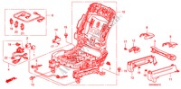 COMP. DE SIEGE AV.(G.) pour Honda CR-V RVSI 5 Portes 5 vitesses automatique 2010
