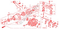 DIFFERENTIEL ARRIERE/MONTURE pour Honda CR-V RVSI 5 Portes 5 vitesses automatique 2010
