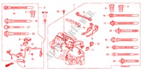 FAISCEAU DES FILS(2.4L) pour Honda CR-V 4WD 5 Portes 5 vitesses automatique 2007