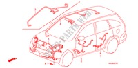 FAISCEAU DES FILS(RH)(2) pour Honda CR-V BASE 5 Portes 6 vitesses manuelles 2008