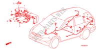FAISCEAU DES FILS(RH)(4) pour Honda CR-V RVSI         INDIA 5 Portes 5 vitesses automatique 2007