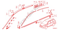 MOULAGE pour Honda CR-V 4WD 5 Portes 5 vitesses automatique 2010