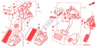 PEDALE(RH) pour Honda CR-V RVSI 5 Portes 5 vitesses automatique 2010