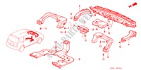 CONDUIT(LH) pour Honda ODYSSEY EXCLUSIVE 5 Portes 4 vitesses automatique 1998