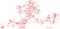 CONDUITES DE P.S.(LH) pour Honda ODYSSEY EXCLUSIVE 5 Portes 4 vitesses automatique 1998