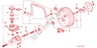MAITRE CYLINDRE DE FREIN/ ALIMENTATION PRINCIPALE(LH) (98/99) pour Honda ODYSSEY LX 5 Portes 4 vitesses automatique 1998