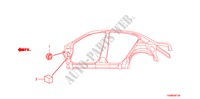 ANNEAU(LATERAL) pour Honda ACCORD 2.4 4 Portes 5 vitesses automatique 2009