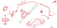 ANTENNE DE RADIO/HAUT PARLEUR(LH) pour Honda ACCORD 2.0EX 4 Portes 5 vitesses automatique 2011