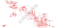 CHAMBRE DE RESONANCE(2.4L) pour Honda ACCORD VTI-L 4 Portes 5 vitesses automatique 2008
