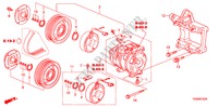 CLIMATISEUR(COMPRESSEUR)(3.5L) pour Honda ACCORD 3.5EX 4 Portes 5 vitesses automatique 2011