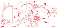 CLIMATISEUR(FLEXIBLES/TUYAUX)(2.4L)(RH) pour Honda ACCORD VTI-L 4 Portes 5 vitesses automatique 2011