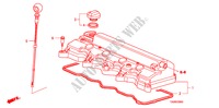 COUVERCLE DE CULASSE(2.0L) pour Honda ACCORD 2.0EX 4 Portes 5 vitesses manuelles 2009