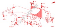 FLEXIBLE DE RADIATEUR/RESERVOIR DE RESERVE(2.4L) pour Honda ACCORD 2.4EX 4 Portes 5 vitesses automatique 2011