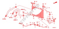 FLEXIBLE DE RADIATEUR/RESERVOIR DE RESERVE(3.5L) pour Honda ACCORD 3.5EX 4 Portes 5 vitesses automatique 2011
