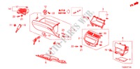 GARNITURE D'INSTRUMENT(COTE DE PASSAGER)(RH) pour Honda ACCORD VTI-L 4 Portes 5 vitesses automatique 2008