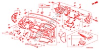 PANNEAU D'INSTRUMENT(LH) pour Honda ACCORD 2.0EX 4 Portes 5 vitesses automatique 2009