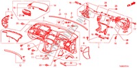 PANNEAU D'INSTRUMENT(RH) pour Honda ACCORD 3.5SIR 4 Portes 5 vitesses automatique 2011