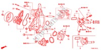 POMPE A EAU(2.4L) pour Honda ACCORD 2.4EX 4 Portes 5 vitesses automatique 2011