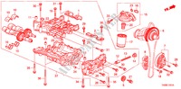 POMPE A HUILE(2.4L) pour Honda ACCORD VTI-L 4 Portes 5 vitesses automatique 2011