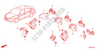 SENSEUR DE COIN/SENSEUR ARRIERE pour Honda ACCORD 3.5EX 4 Portes 5 vitesses automatique 2011