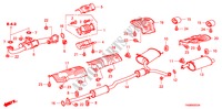 TUYAU D'ECHAPPEMENT(3.5L) pour Honda ACCORD 3.5SIR 4 Portes 5 vitesses automatique 2011