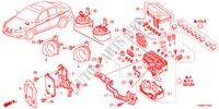 UNITE DE COMMANDE(COMPARTIMENT MOTEUR)(1)(2.0L) pour Honda ACCORD 2.0EX 4 Portes 5 vitesses automatique 2011
