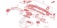 CANALISATION DE CHAUFFAGE(LH) pour Honda CIVIC LXI 4 Portes 4 vitesses automatique 1997
