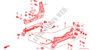 COMP. DE SIEGE AV. (D.)(2) pour Honda CIVIC BASE 4 Portes 5 vitesses manuelles 1999