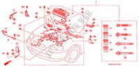 FAISCEAU DES FILS (LH) pour Honda CIVIC 1.6IES 4 Portes 5 vitesses manuelles 1998