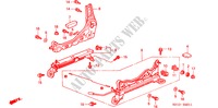 COMP. DE SIEGE AV. (D.)(2) pour Honda CIVIC BASE 4 Portes 4 vitesses automatique 2000