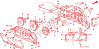 COMPTEUR COMBINE COMPOSANTS(YAZAKI) pour Honda CIVIC VTI LEV 4 Portes 5 vitesses manuelles 2000