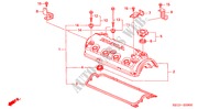 COUVERCLE DE CULASSE(1) pour Honda CIVIC VTI 4 Portes 4 vitesses automatique 2000