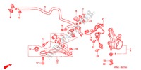 ARTICULATION pour Honda CIVIC 2.0IVT 4 Portes 5 vitesses automatique 2004