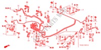 CONDUITES DE FREIN(ABS)(RH)(1) pour Honda CIVIC VTI 4 Portes 4 vitesses automatique 2001