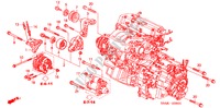 SUPPORT DE MOTEUR (2.0L) pour Honda CIVIC 2.0IVT 4 Portes 5 vitesses automatique 2004