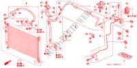 CLIMATISEUR (FLEXIBLES/TUYAUX) (RH) pour Honda CITY V 4 Portes full automatique 2005