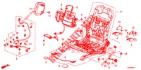 COMP. DE SIEGE AV. (G.) (HAUTEUR MANUELLE) pour Honda CIVIC 1.4 EXECUTIVE 5 Portes 6 vitesses manuelles 2012