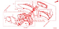 COMPTEUR pour Honda CIVIC 1.4 EXECUTIVE 5 Portes 6 vitesses manuelles 2012