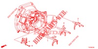 FOURCHETTE DE SELECTION pour Honda CIVIC 1.4 EXECUTIVE 5 Portes 6 vitesses manuelles 2012