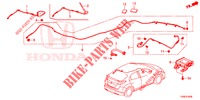 ANTENNE (LH) pour Honda CIVIC 1.4 EXECUTIVE TUNER LESS 5 Portes 6 vitesses manuelles 2014