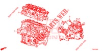 ENS. DE MOTEUR/ENS. BOITE DE VITESSES (1.4L) pour Honda CIVIC 1.4 EXECUTIVE TUNER LESS 5 Portes 6 vitesses manuelles 2014