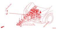 ETAI FAISCEAU DE FILS MOTEUR (1.4L) pour Honda CIVIC 1.4 EXECUTIVE TUNER LESS 5 Portes 6 vitesses manuelles 2014