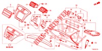 GARNITURE D'INSTRUMENT (COTE DE PASSAGER) (LH) pour Honda CIVIC 1.4 EXECUTIVE TUNER LESS 5 Portes 6 vitesses manuelles 2014