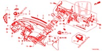 PANNEAU D'INSTRUMENT (LH) pour Honda CIVIC 1.4 EXECUTIVE TUNER LESS 5 Portes 6 vitesses manuelles 2014