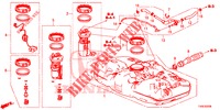 RESERVOIR A CARBURANT pour Honda CIVIC 1.4 EXECUTIVE TUNER LESS 5 Portes 6 vitesses manuelles 2014